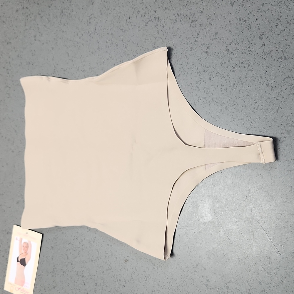 High Waist Thong in Nude Color Size XL